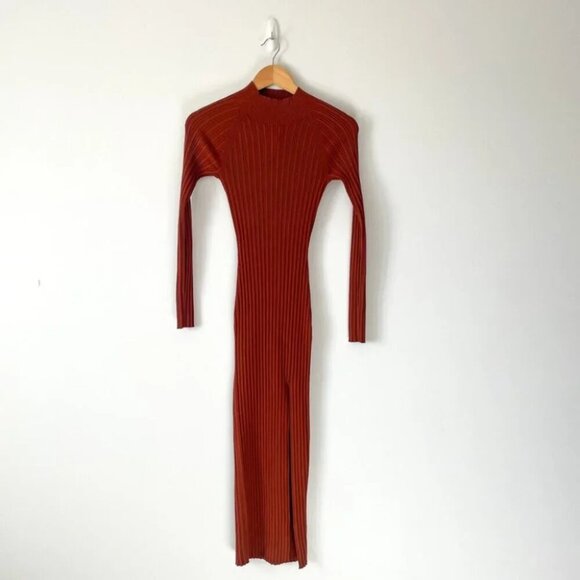 Aritzia Wilfred Alchemy Dress Long  Sleeve Bodycon Dress Size Small - Picture 6 of 10